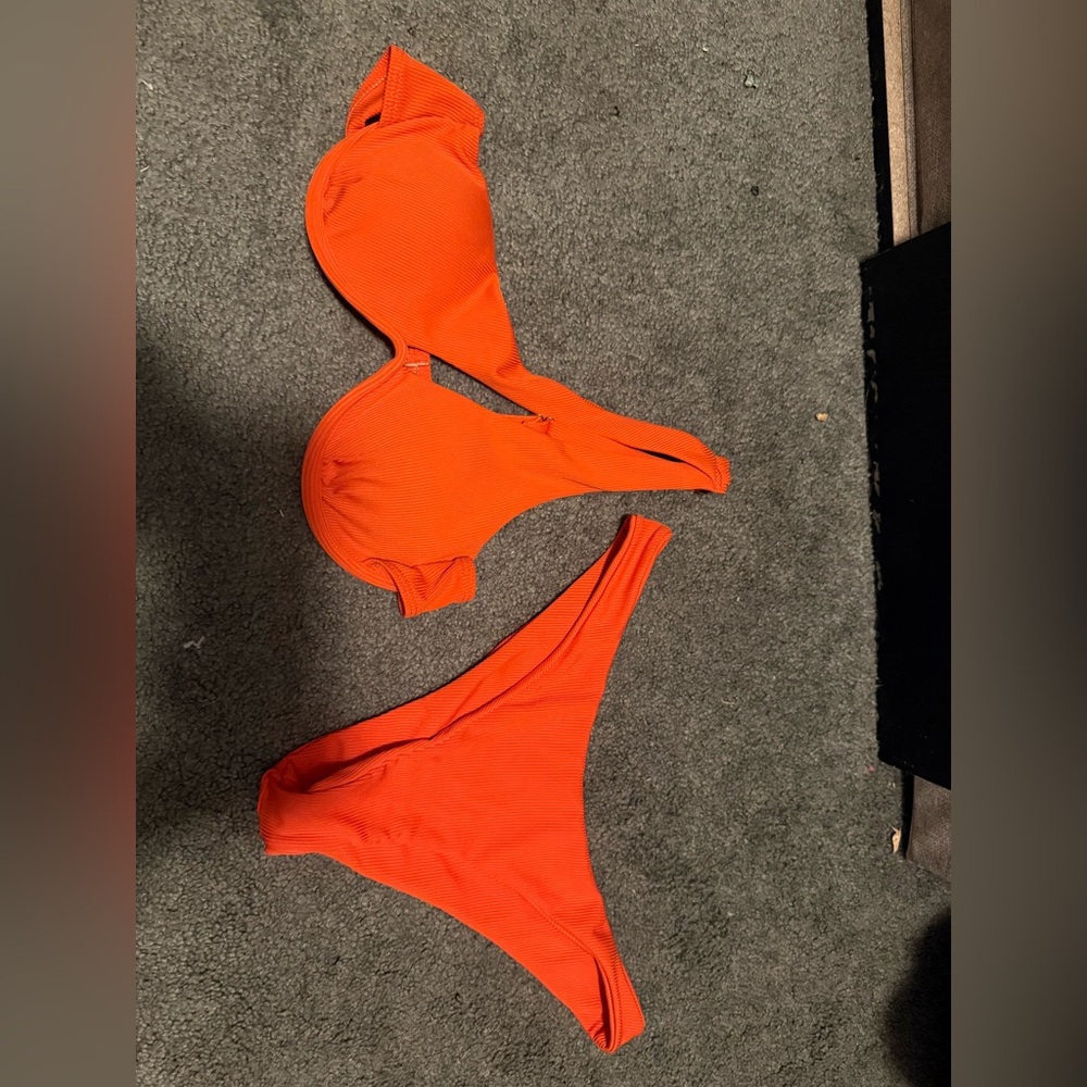 SHEIN Orange Bikini Set